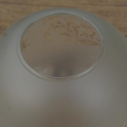 Verre de rechange pour lampe à pétrole diamètre boule 13 cm