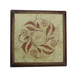 cuisine vintage dessous de plat bois et faïence