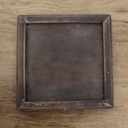 Dessous de plat faïence et bois vintage