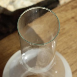 Verre de lampe 315x 75 mm forme évasée