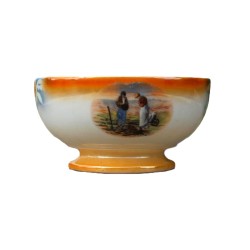 Bol porcelaine nacré Angélus de Millet