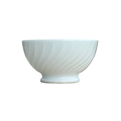 petit bol vintage en porcelaine blanche, manufacture de Limoges, France