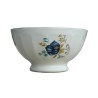 bol en faïence au décor de fleur bleue