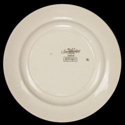 Assiette Plate Sarreguemines