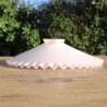 ancienne suspension opaline rose monte baisse