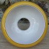 Globe opaline de remplacement 22,2 cm  - 222 mm - jaune d'or