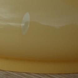 Globe opaline de remplacement 24,2 cm  - 242 mm - jaune luminaire vintage