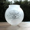 abat-jour verre forme boule, opaque, accessoire de remplacement pour luminaire
