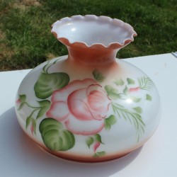 luminaire vintage globe opaline