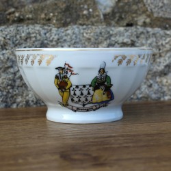 Bol Bretagne en porcelaine Apilco, France