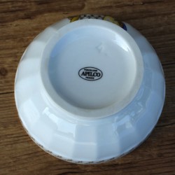 Bol porcelaine Apilco décor de scène bretonne - Bretagne
