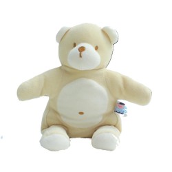 doudou ours beige sucre d'orge