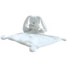 lapin blanc vert baudet doudou mouchoir simba toys