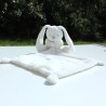Simba Toys pour Vert Baudet petit lapin blanc doudou mouchoir