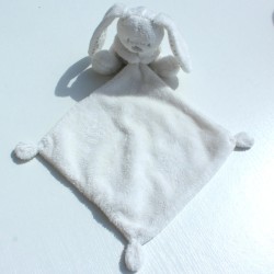Doudou plat avec lapin blanc Vert Baudet Simba Toys