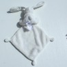 Doudou plat avec lapin blanc Vert Baudet Simba Toys