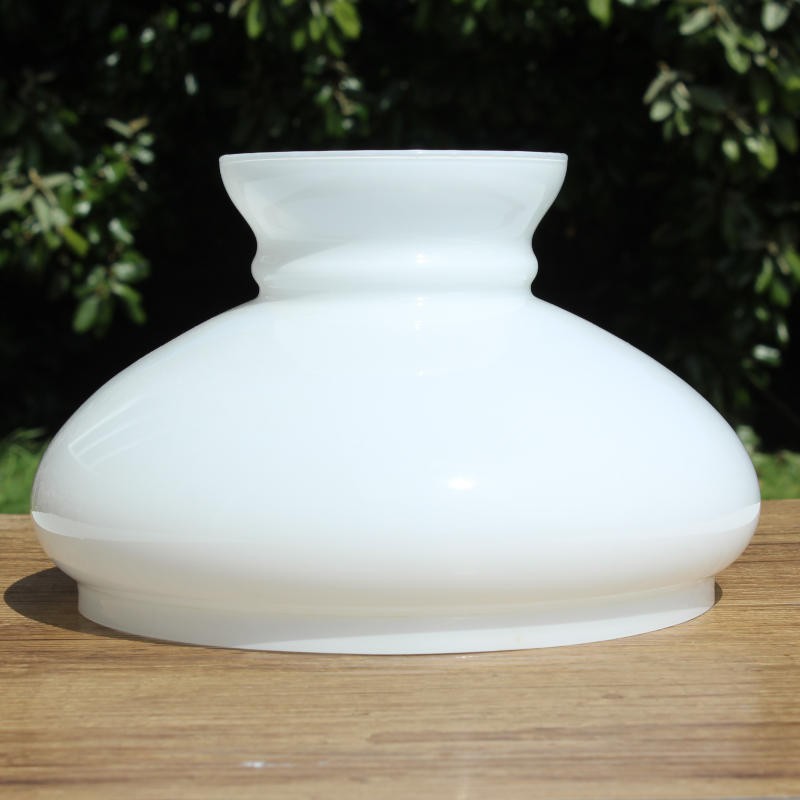 globe opaline blanc, 24,3 cm