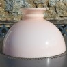 globe opaline rose, 29,6 cm de diamètre