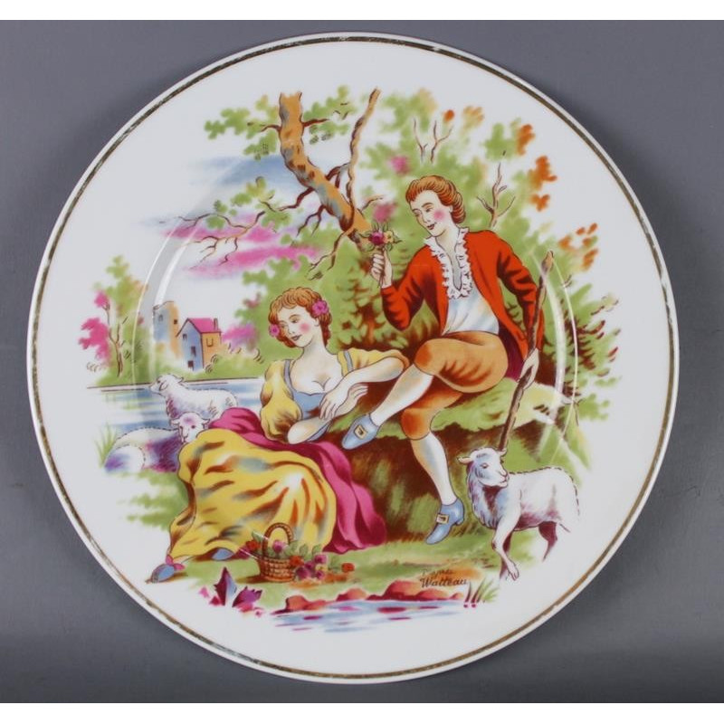 Assiette Décorative  Porcelaine Limoges