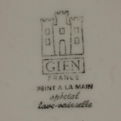 Plat Creux Faïence de Gien Tournesol