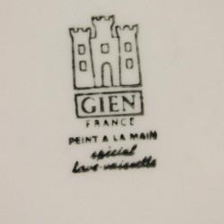 Plat Faïence de Gien Tournesol