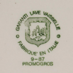 Plat Céramique Bleu et Blanc