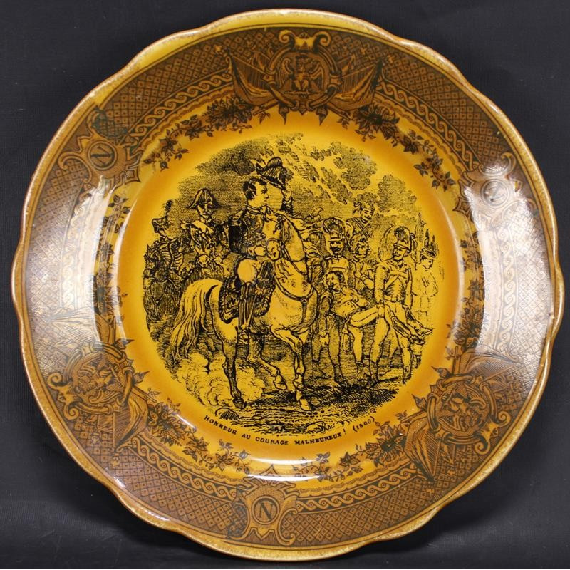 assiette-parlante-sarreguemines-champ-de-bataille-1800-napoleon