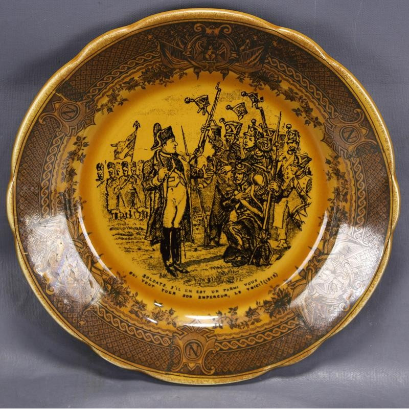 assiette-parlante-champ-de-bataille-1815-sarreguemines-serie-napoleon