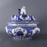 Soupière Céramique d'Italie, décor Bleu et Blanc