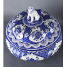 Soupière Céramique d'Italie, décor Bleu et Blanc
