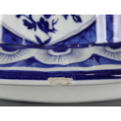 Soupière Céramique d'Italie, décor Bleu et Blanc