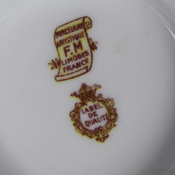 limoges-coupelle-a-dessert-vintage-service-à crème