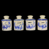 serie-de-4-pots-a-epices-vallauris-20-eme