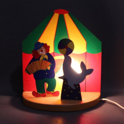 Lampe-apply-Wand-Zirkus-Zimmer-Kinder