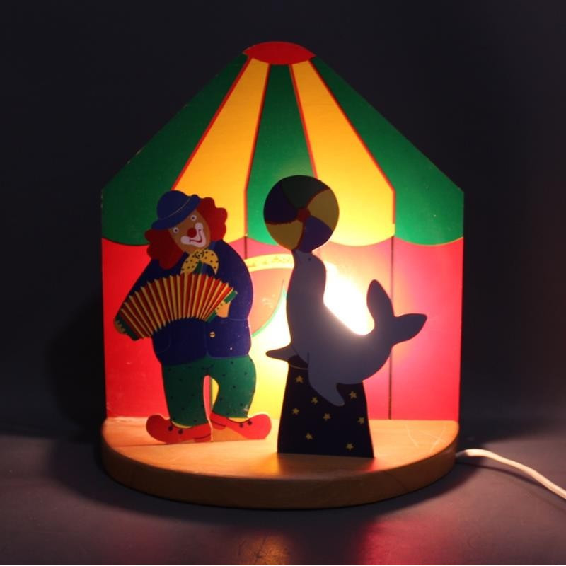 Lampe applique cirque chambre d'enfant