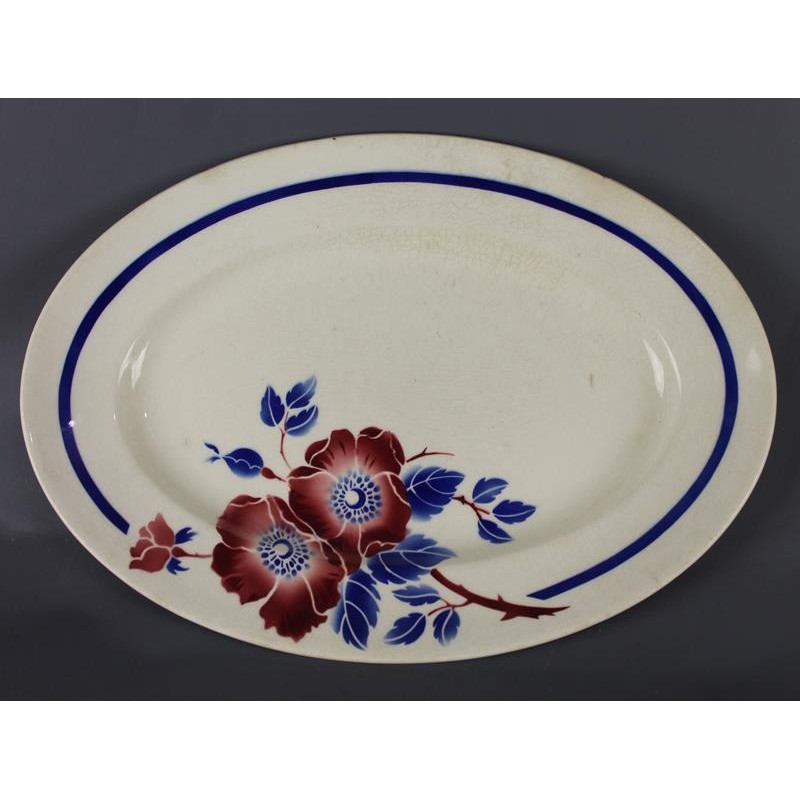 plat-ovale-faience-de-luneville-modele-regine-20eme