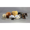  éléphants-pour-collection-en-bois-pierre-porcelaine