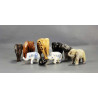  éléphants-pour-collection-en-bois-pierre-porcelaine
