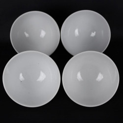 Lot de 4 bols décor de roses