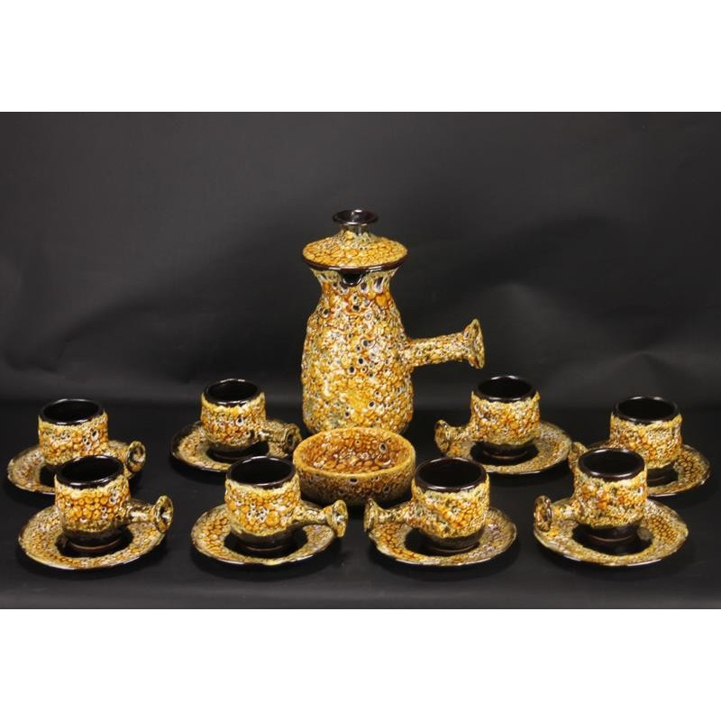 Fat Lava Service à Café Vintage