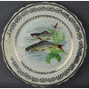 Assiettes service à poisson RP porcelaine de  Limoges anciennes