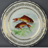 Assiettes service à poisson RP porcelaine de  Limoges anciennes