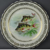 Assiettes service à poisson RP porcelaine de  Limoges anciennes