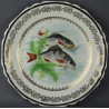 Assiettes service à poisson RP porcelaine de  Limoges anciennes