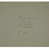 Assiette Plate HBCM Porcelaine