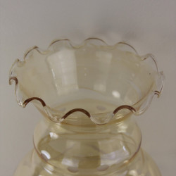 tulipe-verre-ambre-lustre-applique-murale-vintage