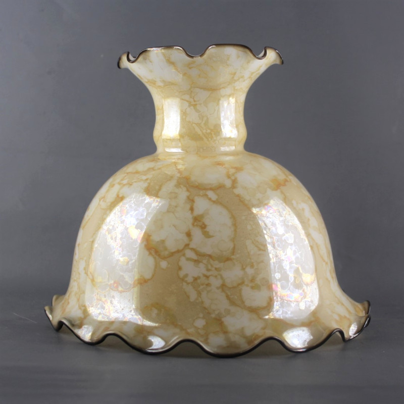 abat-jour-verre-marbré-suspension-ancienne