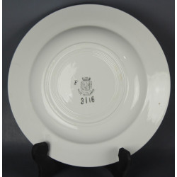 Assiette Creuse  L'Amandinoise