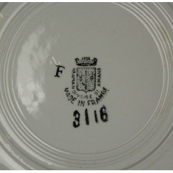 Assiette Creuse  L'Amandinoise