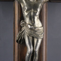 ancien-crucifix-christ-bois-et-metal-vintage